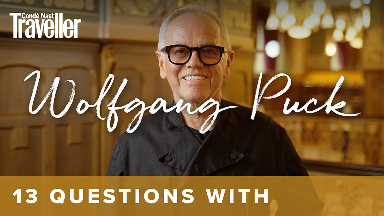 13 Questions with... Wolfgang Puck 
